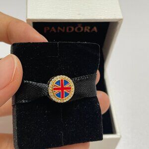 Pandora England Flag Charm Bead charm